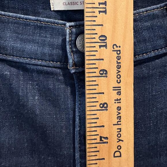 Levis Jeans Womens 33x30 Dark Wash‎ Classic Straight Stretch 393250-0050 - Picture 11 of 14